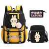 3Pcs/set Cute  Printed Backpack with Shoulder Bag Pencil Case Schoolbag Teenager Student Boy Girl Large Capacity Bookbag