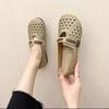 New Spring and Summer Retro Hole Soft-soled Women's Shoes Comfortable and Versatile Hollow Women's Sandals