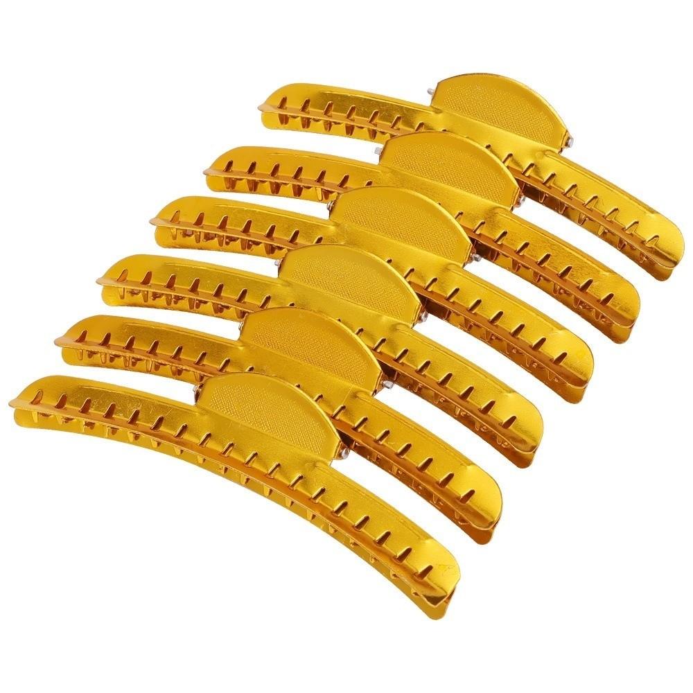 6Pcs Aluminum Alloy Hairdressing Hair Clip Durable Barber Hair Clip New Wave Hair Clips Women