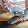 Скребок для чистки чешуи рыбы с крышкой, скребок для дома, кухни, приготовления пищи, ловли карпа