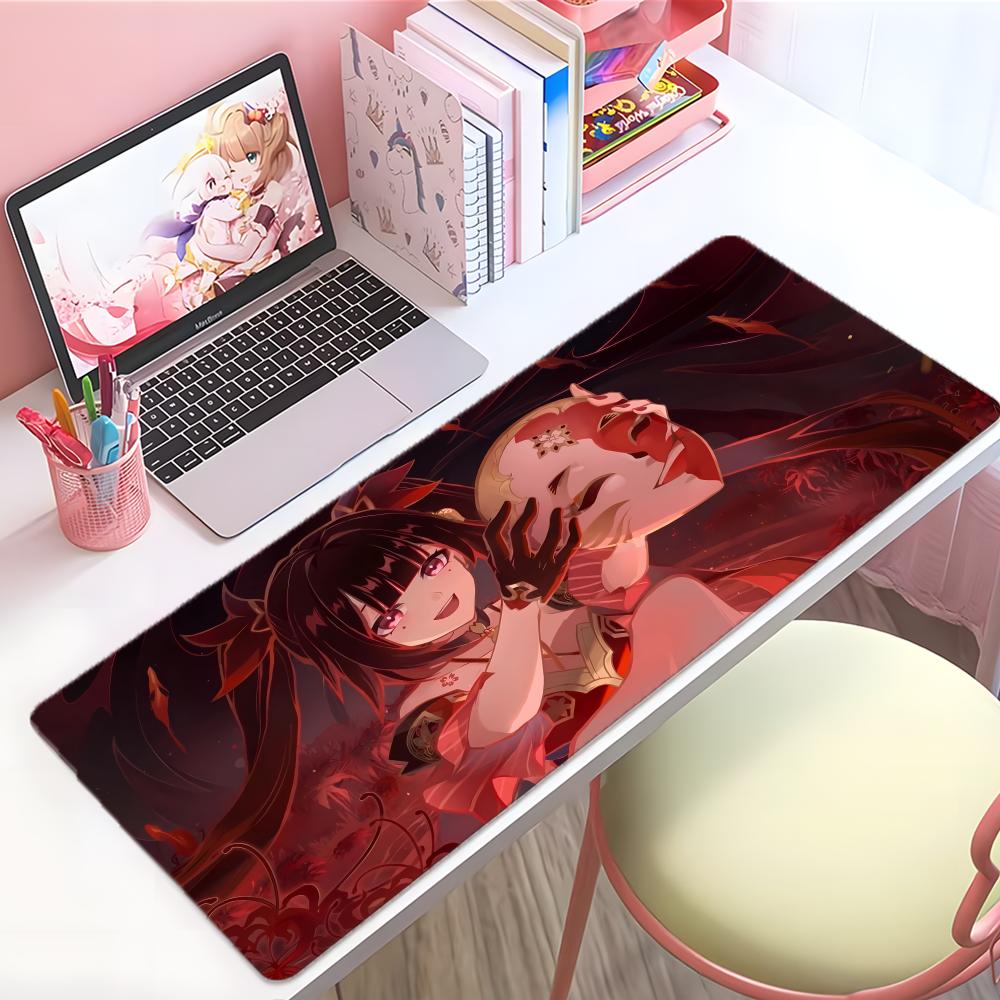 Game Futuristic Hhonkai Star Rail Mouse Pad Large Thick Desk Pad Stitched Edges Gaming Mouse Mat For Pc