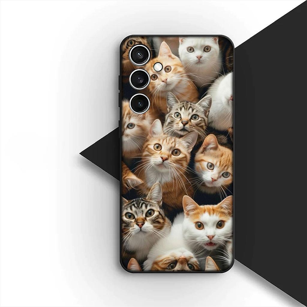 Чехол для Xiaomi Redmi Note 12 11 10 A3 Pro 10A 10C 12C Note12 5G 4G Силиконовый чехол для телефона Комиксы Мяу Котёнок Кошка