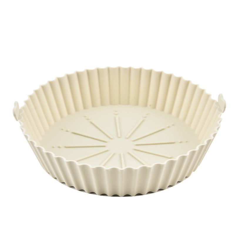 Силиконовый противень для выпечки фритюрницы - круглый, легко моется, подходит для домашнего использования