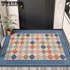 Minimally Designed Floor Mat Door Mat Marble Dirt Resistant Entrance Mat Non Slip Carpet