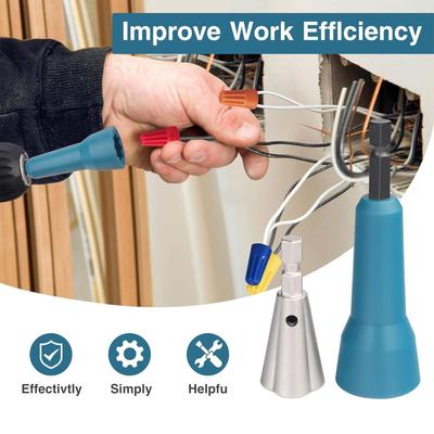 Инструмент для скручивания проводов, скручиватель проводов, гнездо для коннектора, стриппер для кабеля, насадка для дрели, инструменты электрика для строительства, сети