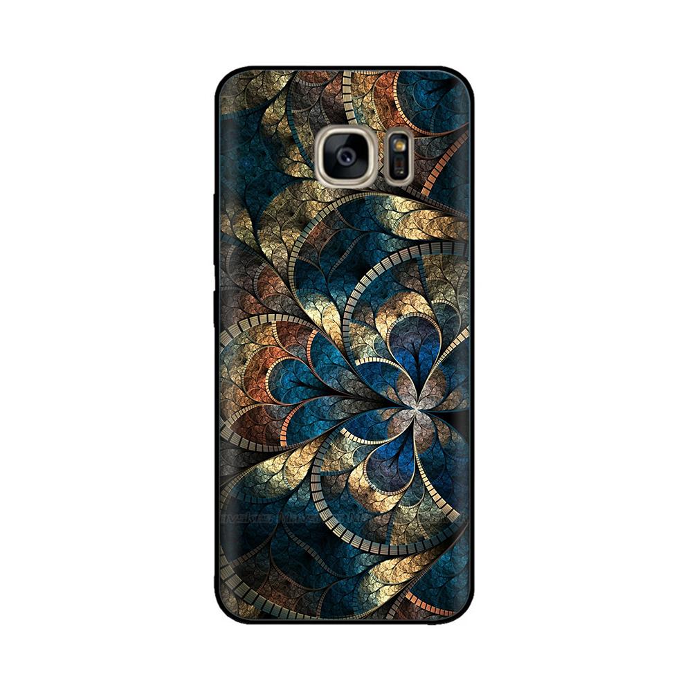 Черный силиконовый чехол для Samsung Galaxy S6 Edge Чехол Мягкая ТПУ крышка для Samsung Galaxy S6 S 6 Edge Чехол Крышка Бампер Coque Para