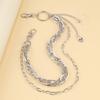 Hollowed Out Geometric Metal Vintage Belly Chains for Women & Men Fashion Punk Cross Pendant Waist Chain