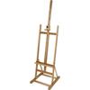 Studio Easel - Elm Wood - Foldable - Maximum Height 127 Cm - Weight 9 Kg