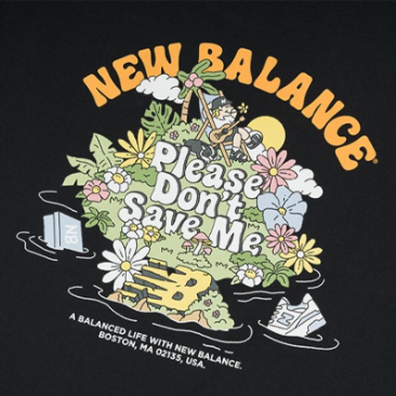 New Balance Футболка Uni Nb Boy NaTure Island с коротким рукавом Nbnef31623 19