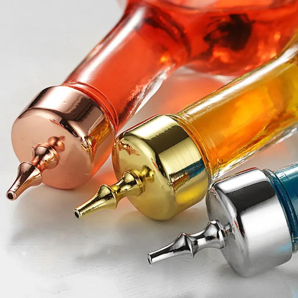 Cocktail Bitters Bottle Vintage Glass Design with Stainless Steel Dasher Top Professional Bar Accessory Bar Tool 30/50/90/100ml