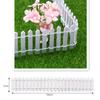 Mini Wooden Fence Miniature DIY Fairy Garden Accessories Dollhouse Showcase Craft Home Terrarium Decorations