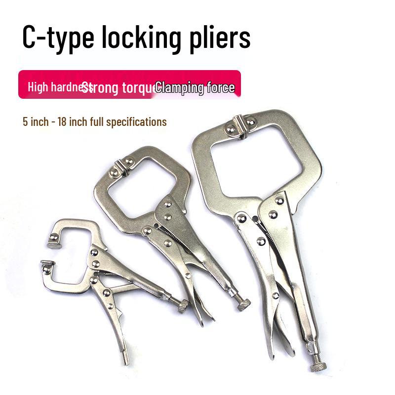 Многофункциональные универсальные тиски C-типа, прижимные плоскогубцы - инструмент для столярных работ промышленного класса, 6"-18", фиксирующие плоскогубцы