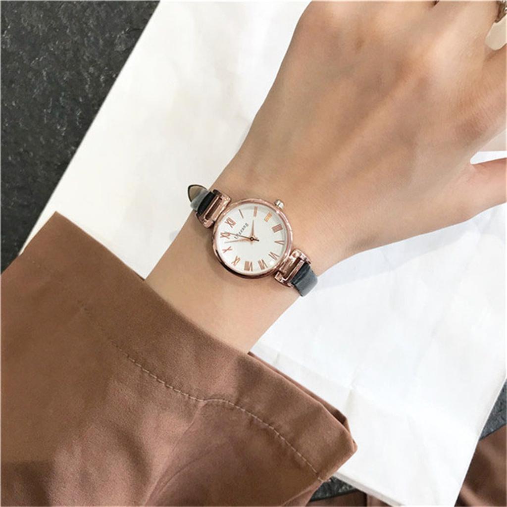 Женские модные кожаные часы