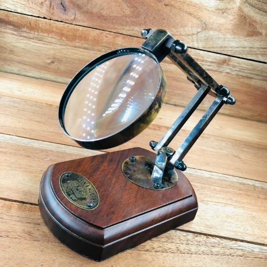Antique Brass Adjustable Magnifying Glass,Gift Items, Anniversary Gift, Husband Gift, Office Gift, Gift For Boss, Father's Gift, Unique Gift