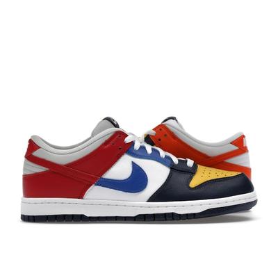 Dunk Low Japan QS What The 2024 унисекс кроссовки многоцветные полуночно-темно-синий Varsity-Maize IB2051-400