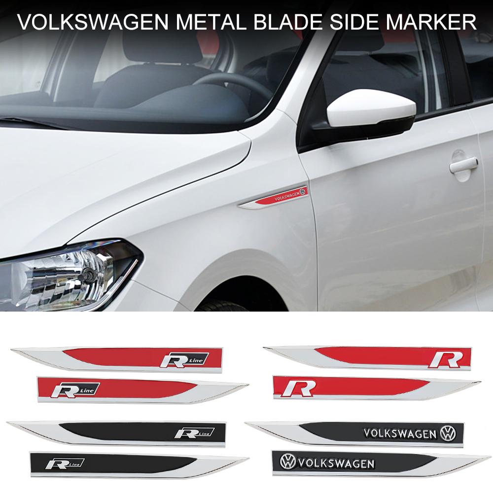 EFG1 For VW GTI Golf 3 4 5 8 Polo MK2 MK3 MK4 MK5 MK6 MK8 Accessories 2pcs 3D Metal Car Stickers Decals Logo Emblem Car Body Sticker