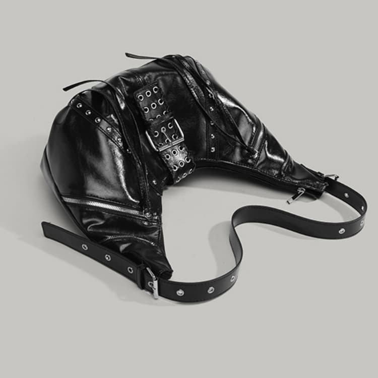 Женская винтажная сумка-круассан, сумка-локомотив