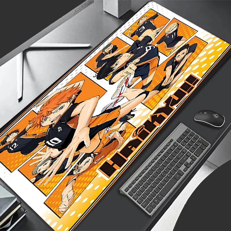 Haikyu Theme Premium Non-slip Mouse Pad with Stitched Edges,Durable Rubber Material,for Desktop & Gaming Great Gifts