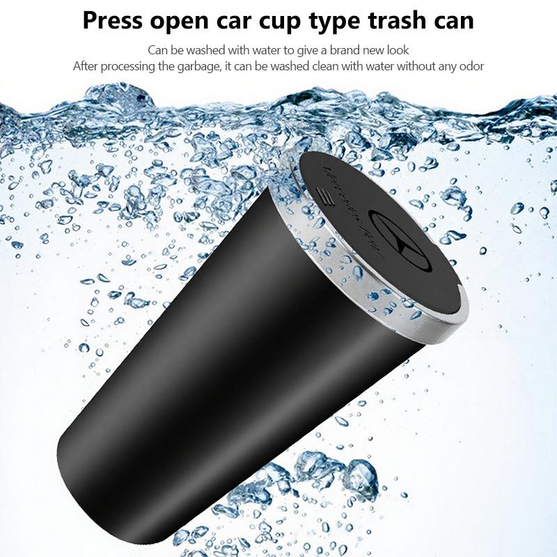 AABIC1 For Benz Car Trash Bin Storage Bag Waterproof Garbage Box Waste Bag Organizer Accessories AMG VIANO GLB GLC GLE GLK W108 W124