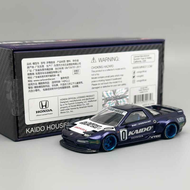 AAALX1 Kaido House 173 MINIGT Purple Honda NSX Kaido Racing V2 alloy car model
