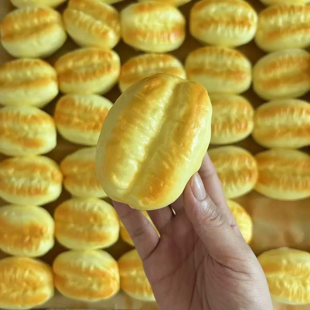 Sticky Croissant Squishy Toy Slow Rising Slow Rebound Toy Sensory Fidget Ball Office Workers