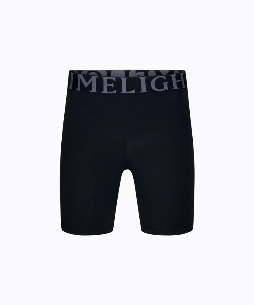 LIMELIGHT APPAREL Limelight Компрессионные шорты с большим логотипом Мужские (Черный / Серый)