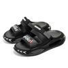 Slippers men wear summer non-slip thick soles two wear sports beach shoes men's casual driving trend sandals men's drag