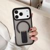 Для iPhone 17 16 15 14 13 12 11 Pro Max Plus Чехол Матовый Прозрачный Высококачественный Роскошный Magsafe Складная Подставка Магнитный Чехол для Телефона