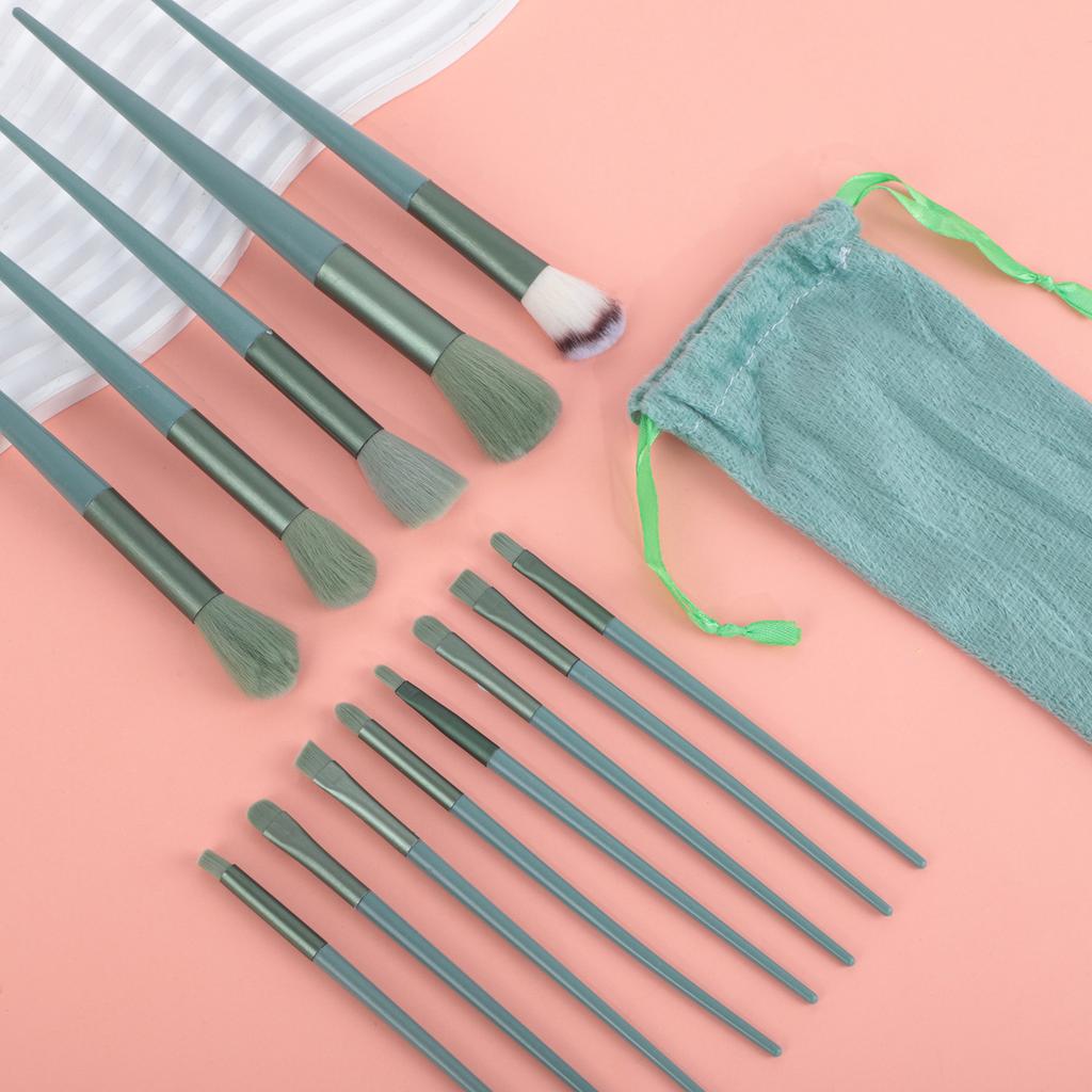 Полный набор кистей для румян из натурального ворса, кисть для теней, кисть для рассыпчатой пудры, кисть для контуринга носа, набор кистей для детального макияжа