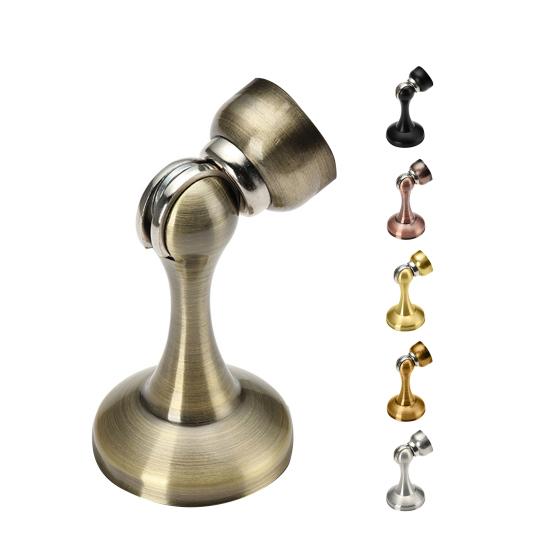 Дверной стопор, толстая пружина, хорошая эластичность, магнитный цвет, опционально, простая установка, гальванические настенные стопоры для дома