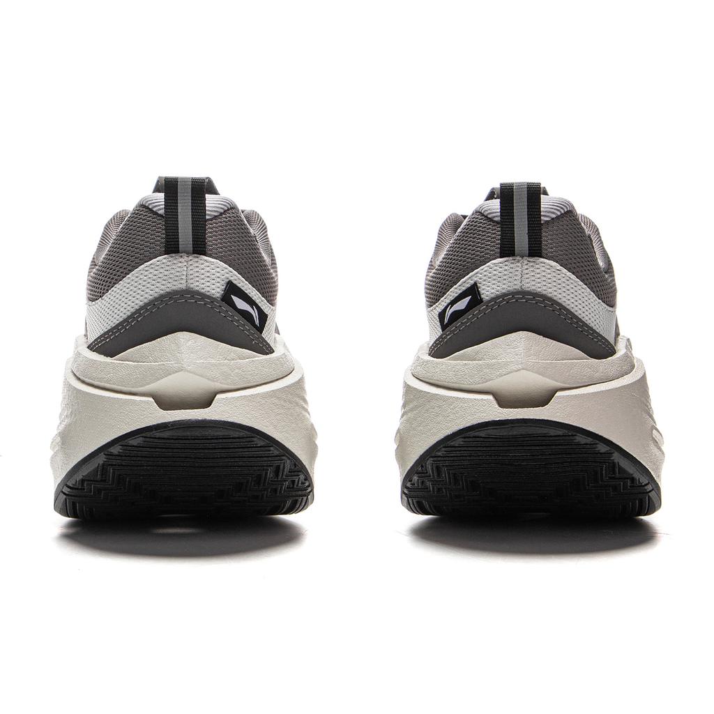 Li Ning Absolute Shadow CRC Второе поколение Светоотражающие Легкие Модные Нескользящие Амортизирующие Низкие Повседневные Кроссовки Мужские Серые AZGV049-1