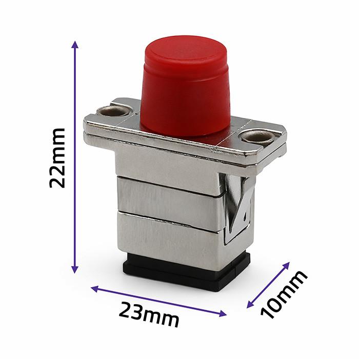 Qoltec Hybrid Adapter LC/UPC - FC/UPC | Simplex | Singlemode