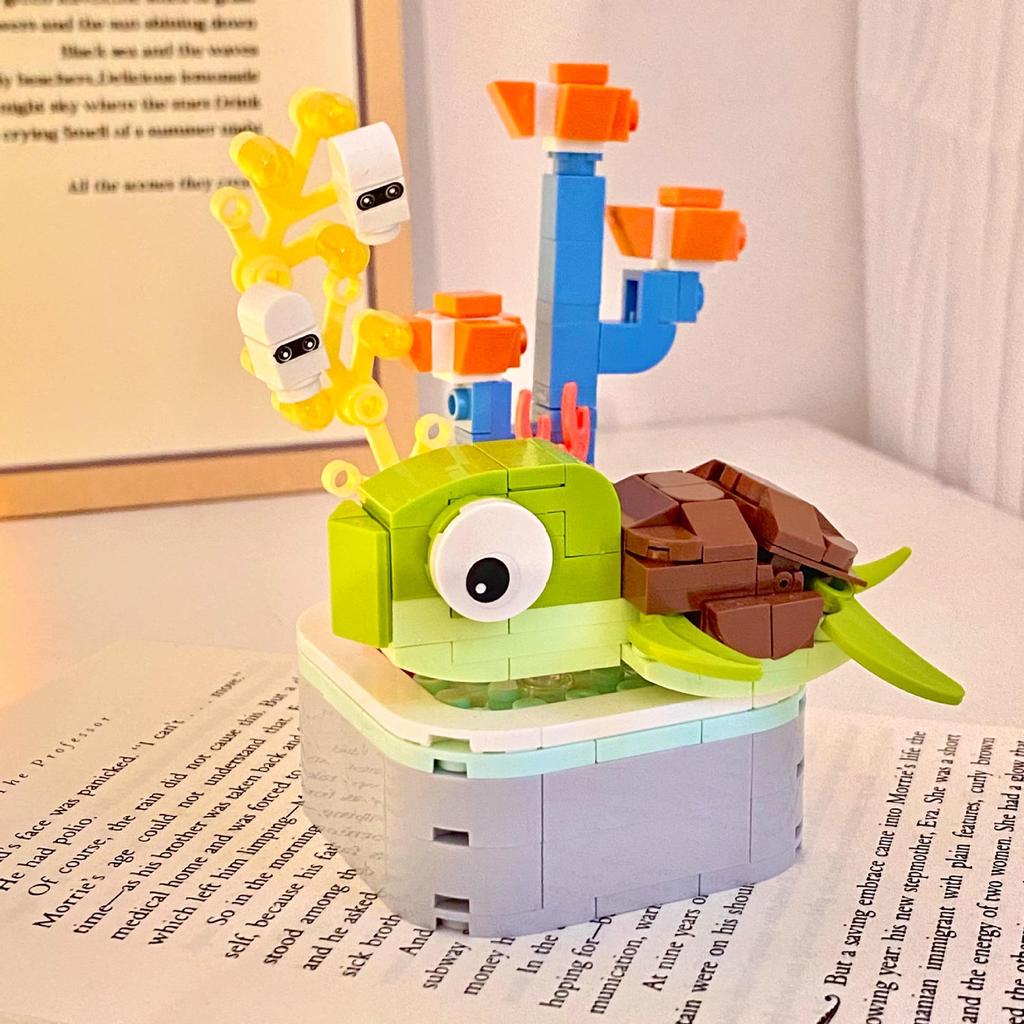 Океанские насекомые и животные Бонсай Строительные блоки - Обучающие игрушки и подарки для детей