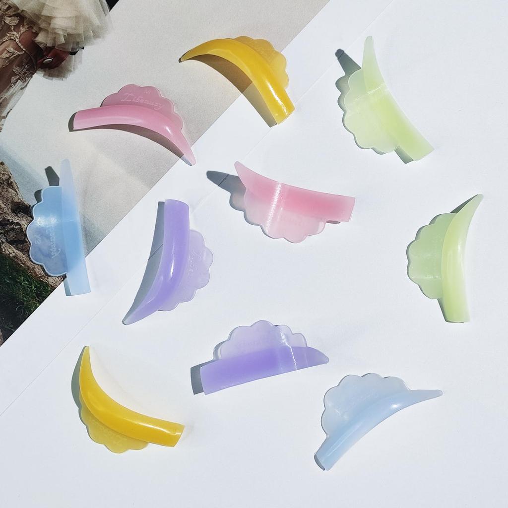 Libeauty Многоразовые силиконовые подушечки для ламинирования ресниц 10 Супермягкие подушечки для ламинирования ресниц Инструмент для завивки ресниц Подушечки в форме короны, Подушечки/5 размеров, Щитки,