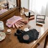 Korean Style Mesh Toiletry Bag Lace Trim Makeup Storage Pouch Jewelry Organizer  for Travel