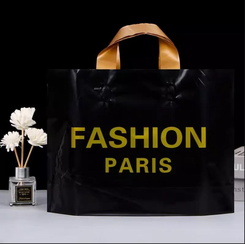 50 шт., новые модели, сумки толщиной 0,14 мм, прочная одежда, косметический подарок, сумки для покупок, эластичные, мощные, портативные, портативные упаковочные сумки