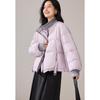 VICTORIA&VERA Women's Patchwork Knit Down Jacket