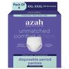 Подгузники-трусики Azah для девочек [2XL-3XL, Упаковка 4 шт.] | Защита от протеканий и раздражения | Одноразовые трусики-подгузники для женщин при обильных выделениях | Защита 12 часов | Супер