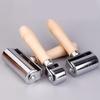 Stamping Quilting Wooden Smoother Glue Laminating Platen Tool Seam Roller Leather Press Edge Roller