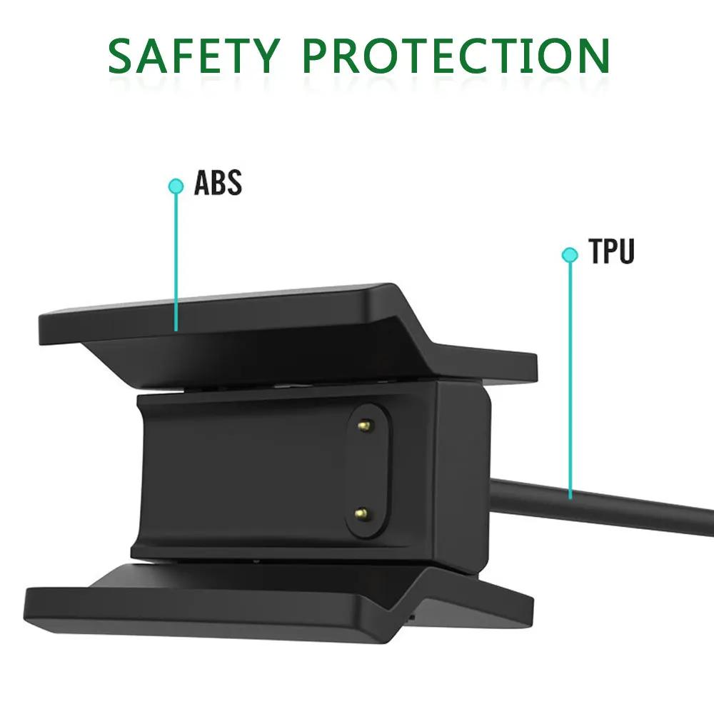 USB-кабель для зарядки для умных часов Fitbit Charge 2 3 4, зарядный кабель для fitbit 3 SE, аксессуары, док-станция-адаптер для зарядки