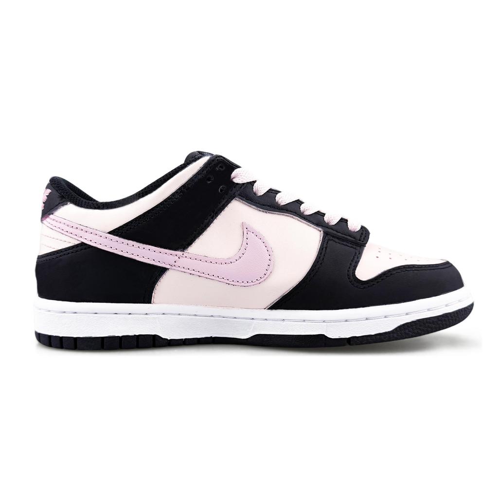 Nike Dunk Abrasion Resistant Low top Skateboard Shoes Women's Black Pink DD1391-100(Team1108-S-BOX)