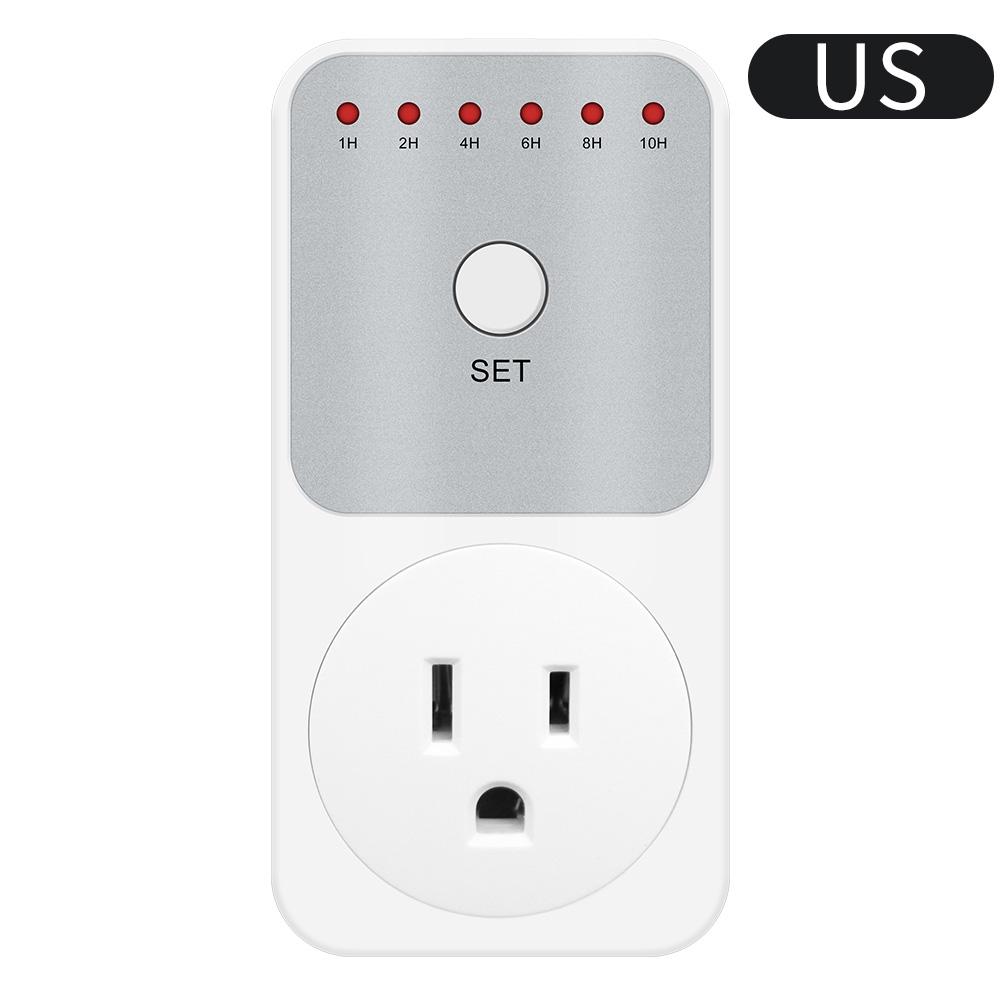 10Hr Countdown Timer Socket  Plug Intelligent Time Setting Switch Control Socket Electricity Power Metering Socket