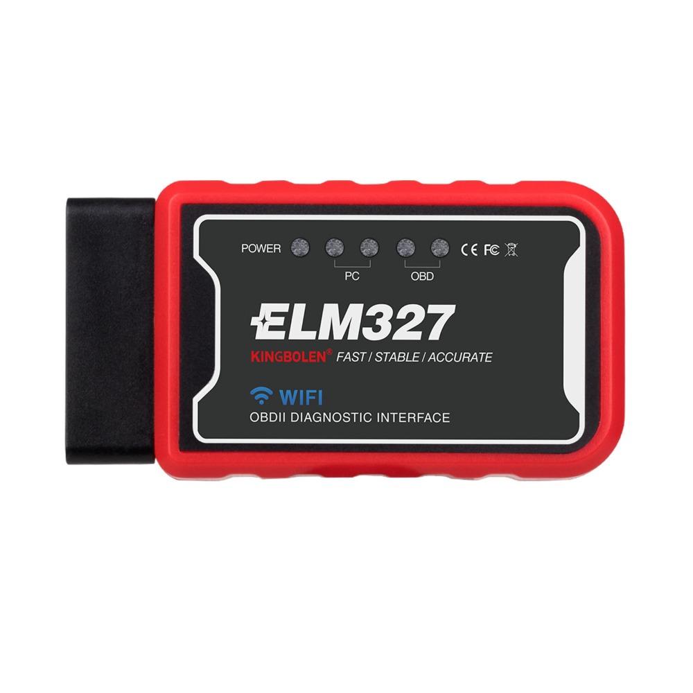 Автомобильный WiFi-сканер V1.5 ELM 327 PIC18F25K80 Чип OBD2-сканер Диагностический инструмент Считыватель кодов неисправностей для ELM327 OBD2 Для Android IPhone