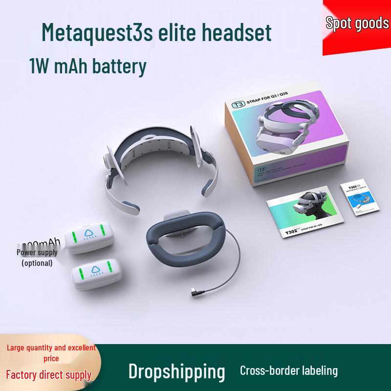 Meta Quest 3 S Elite Power Headband: Аксессуар с батарейным питанием