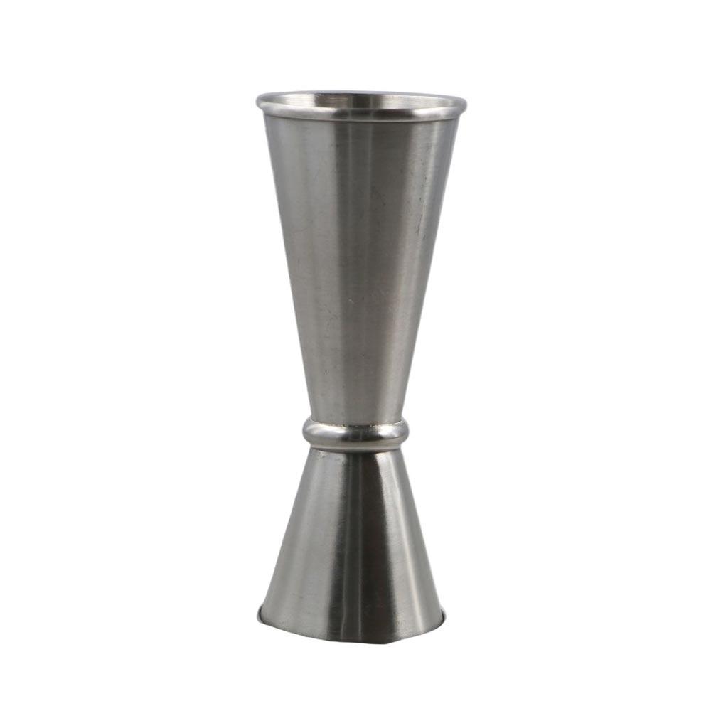 Dual Shot Stainless Steel Measuring Cups 15/30 25/50 20/40ml Polished Cocktail Jigger Surface Smooth Rolled Cup Edge Ounce Cup