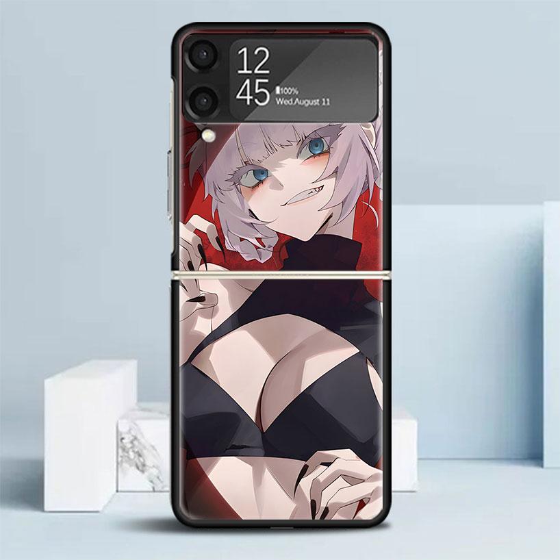 Чехол для телефона Nazuna Nanakusa из аниме для Samsung Galaxy Z Flip7 Flip6 5G Flip5 Flip4 Flip3 ZFlip 7 6 3 4 5 Ударопрочная задняя крышка Gal