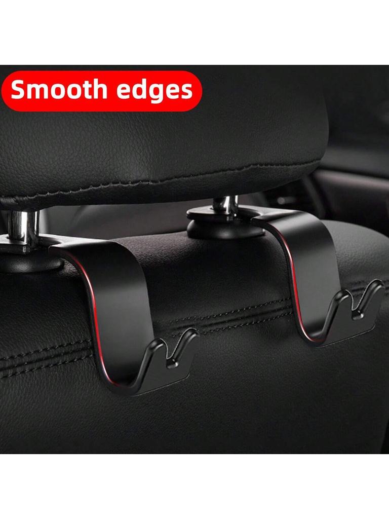 2 шт/4 шт многофункциональный автомобильный крючок скрытый крючок для сиденья принадлежности для интерьера заднего сиденья карбоновые аксессуары для автомобильных сидений спинки креативные автомобильные крючки