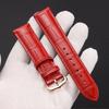 Ультратонкий ремешок для часов из натуральной кожи, подходит для Cartier Santos Tank Solo, женский, мужской, 12-22 мм, зеленый, белый, браслет