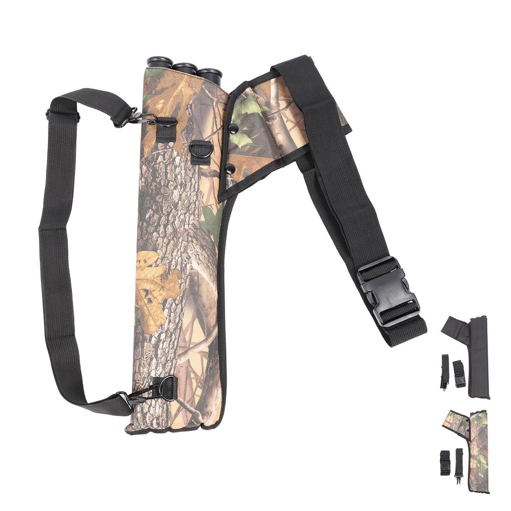 Колчан для стрельбы из лука, регулируемый пояс, 3 трубки для стрел, колчан для тренировок с блочным рекурсивным луком