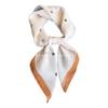 Polka dot small square scarf silk scarf women's matching shirt professional flight attendant neck protection neck circumference neck tulle scarf scarf